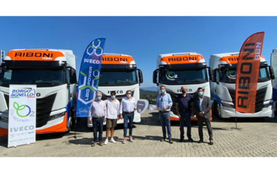 IVECO consegna dieci IVECO S-WAY a Riboni RBN Srl per il trasporto farmaci sulle tratte internazionali