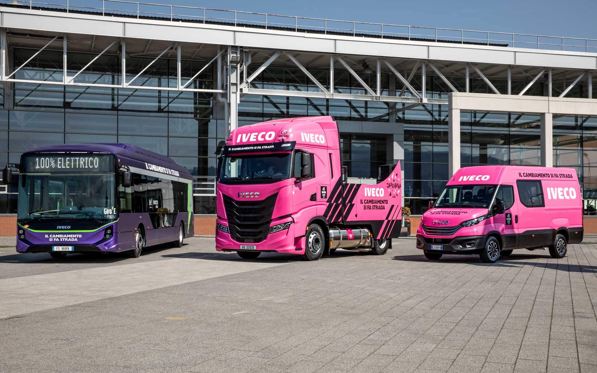 IVECO e IVECO BUS Fornitori Ufficiali del 105esimo Giro d’Italia e del Giro-E